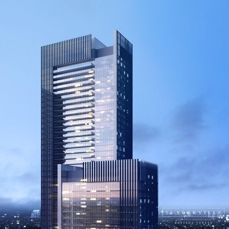 The Residences of 33 Yorkville Condo York Ontario Canada preconstruction