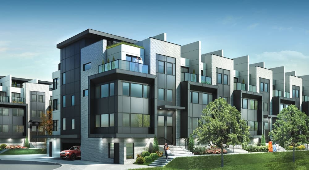 The Towns of Lambton Mills Townhouse York Ontario Canada preconstruction