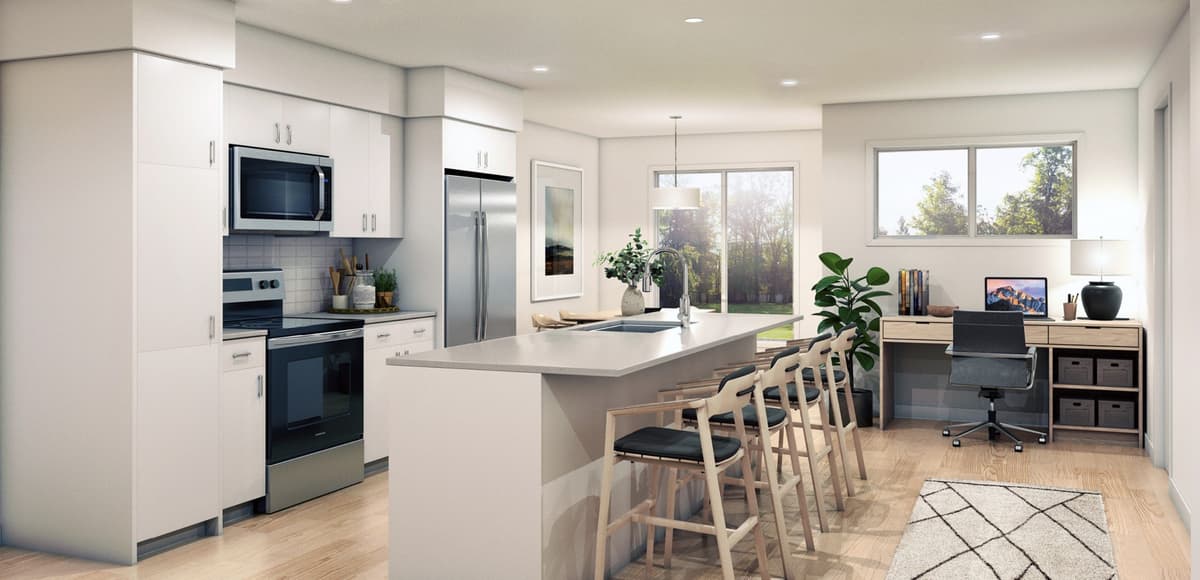 The Grove Townhomes at Wildflower Townhouse Airdrie Alberta Canada preconstruction