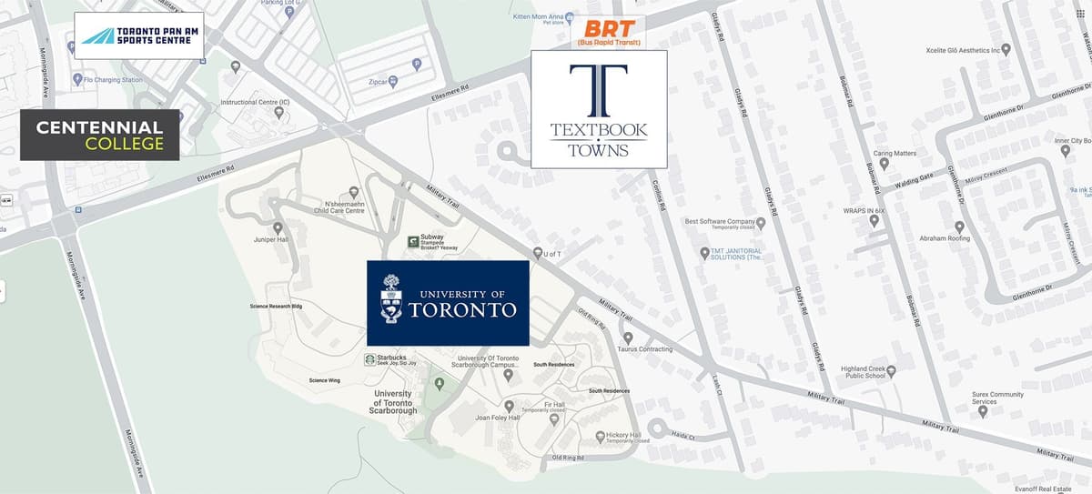 Textbook Towns Townhouse Toronto Ontario Canada preconstruction