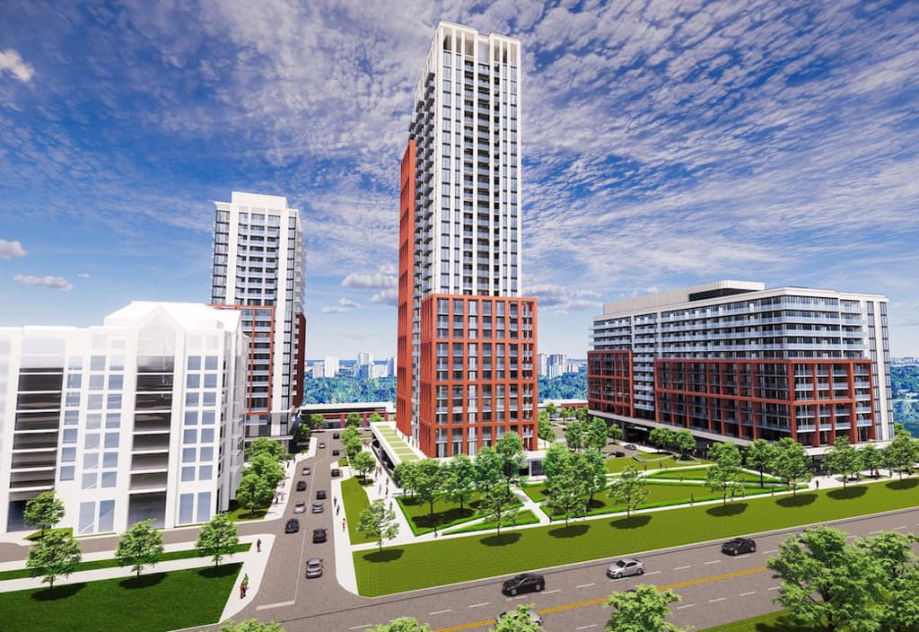 Richview Square Redevelopment - 1702800153878 Richview Square Condos New Project Design Exterior View of Towers 1 v37 full Richview Square Redevelopment - 1702800153878 Richview Square Condos New Project Design Exterior View of Towers 1 v37 full