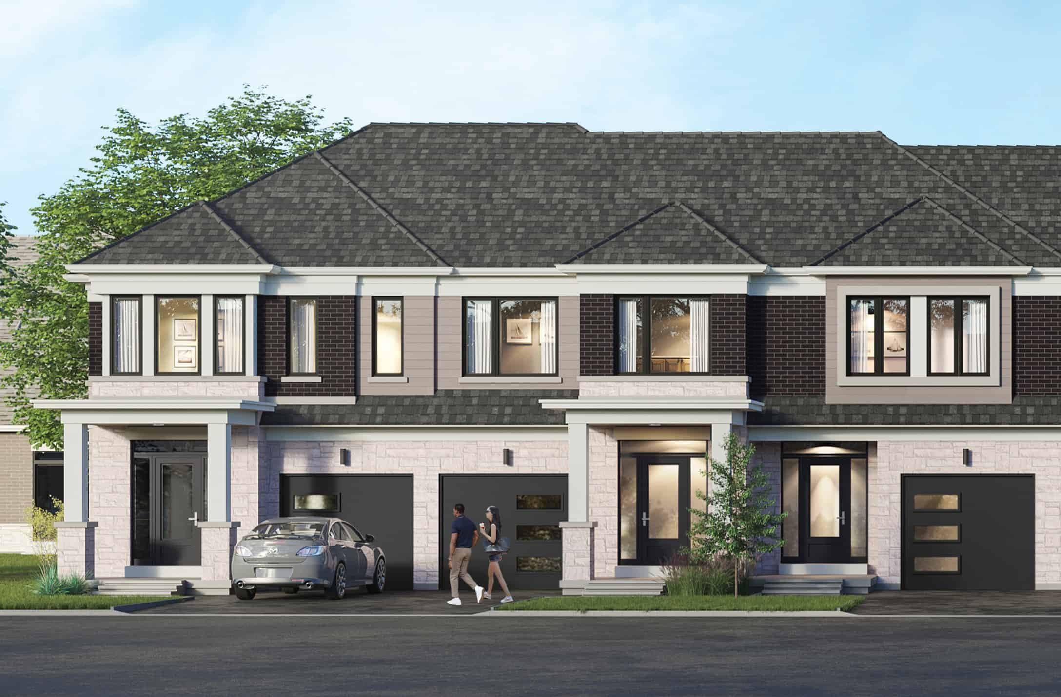 Hygge Towns - 1711036472556 20 2 Storey Townhomes Streetscape Cropped Hygge Towns - 1711036472556 20 2 Storey Townhomes Streetscape Cropped