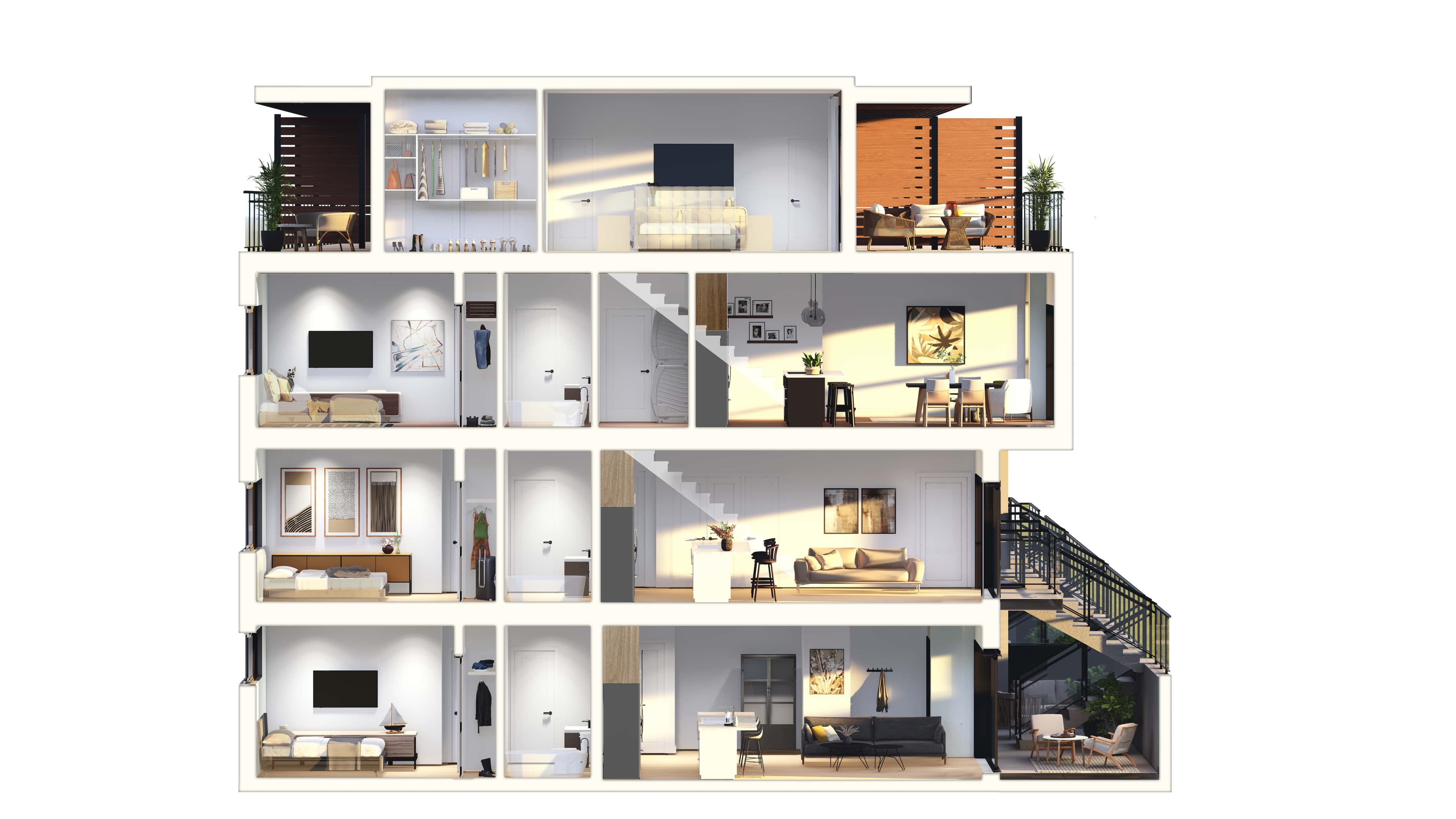 Parkside39 - 1716118516760 dollhouse Block A Parkside39 - 1716118516760 dollhouse Block A