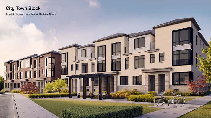 Brooklin Towns Townhouse in Whitby, Ontario, Canada preconstruction Brooklin Towns Townhouse in Whitby, Ontario, Canada preconstruction