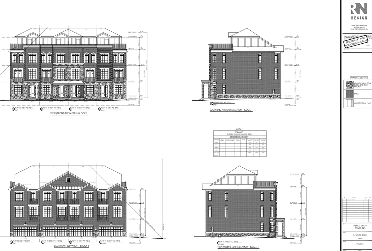 Linbury Hill Townhouse in Toronto, Ontario, Canada preconstruction Linbury Hill Townhouse in Toronto, Ontario, Canada preconstruction