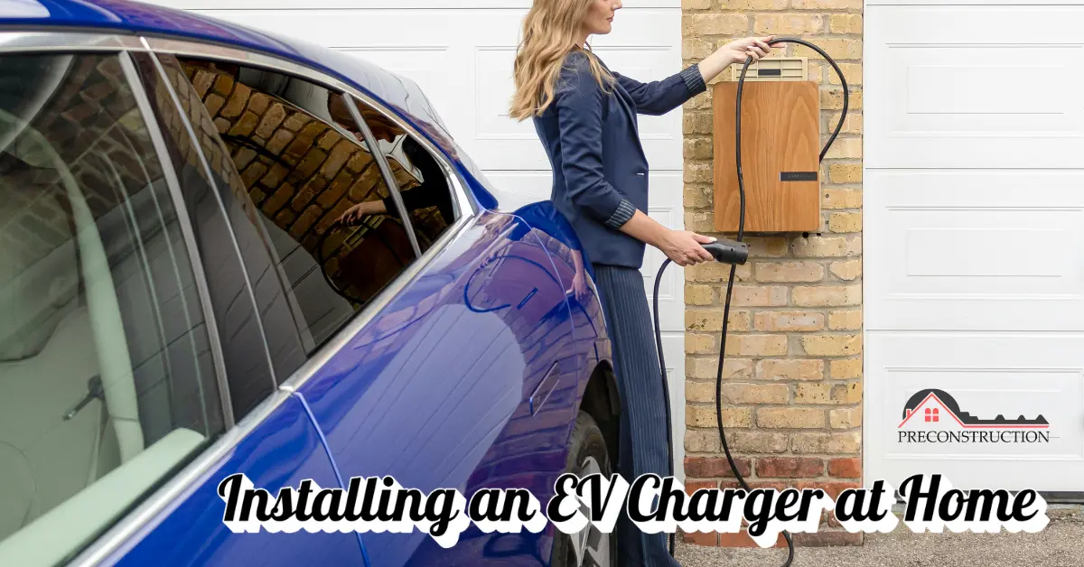 Installing an EV charger at home in Canada