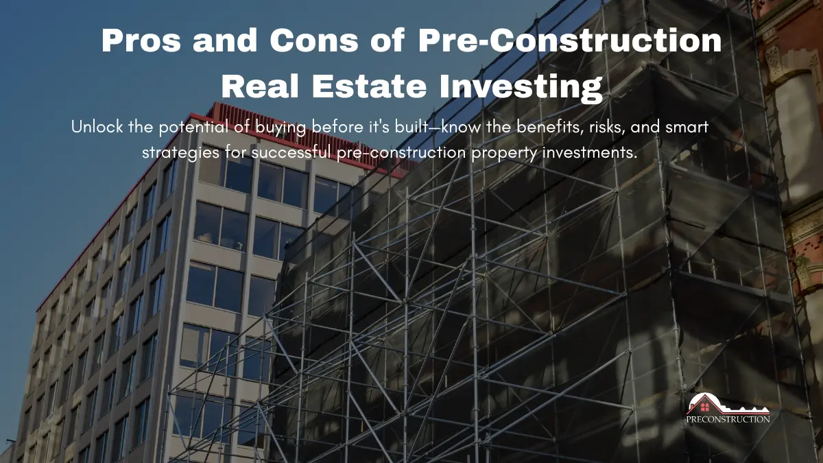 Pre-Construction Real Estate Investing