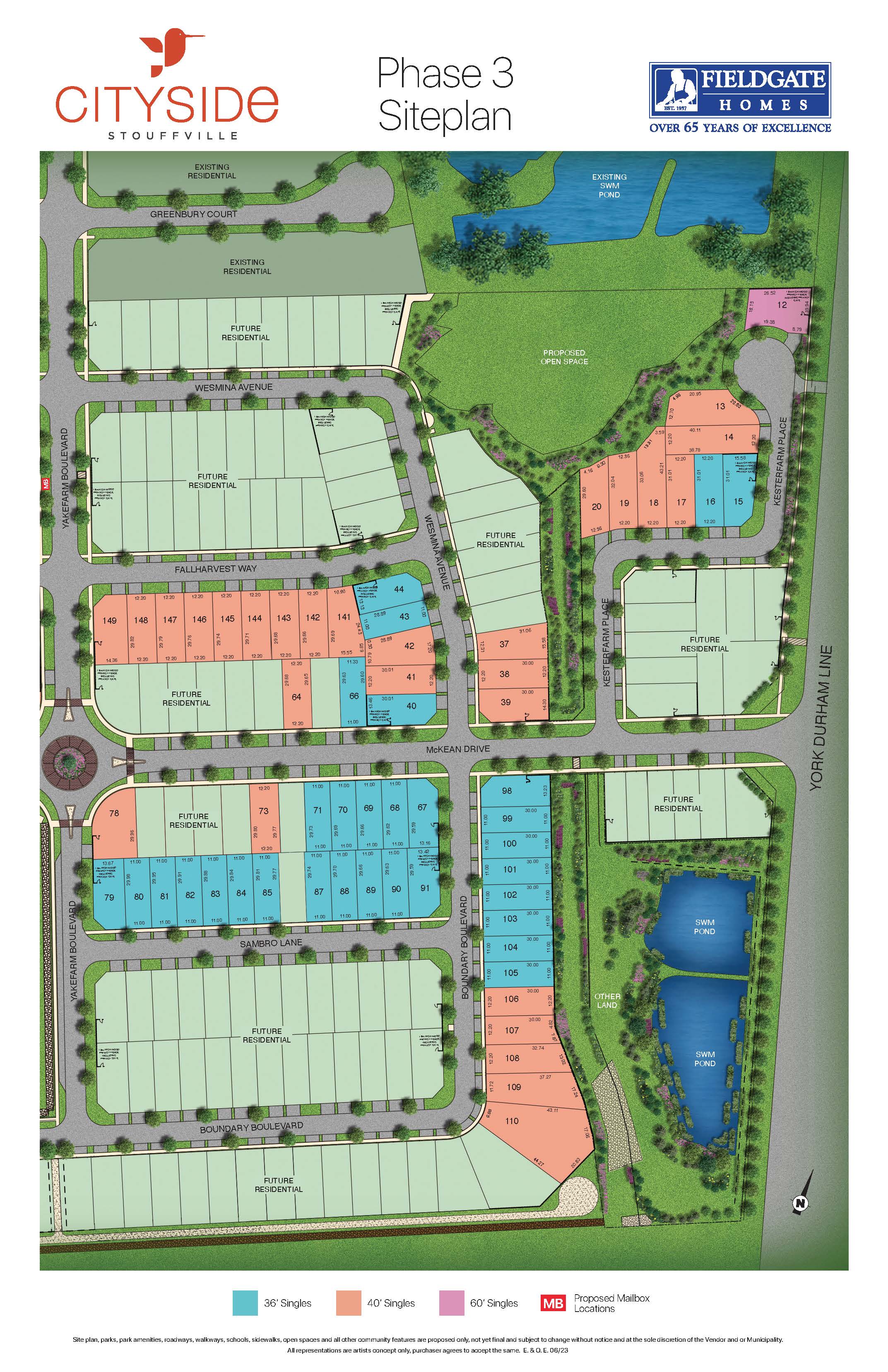 Cityside Homes Detached Whitchurch Stouffville Ontario Canada preconstruction