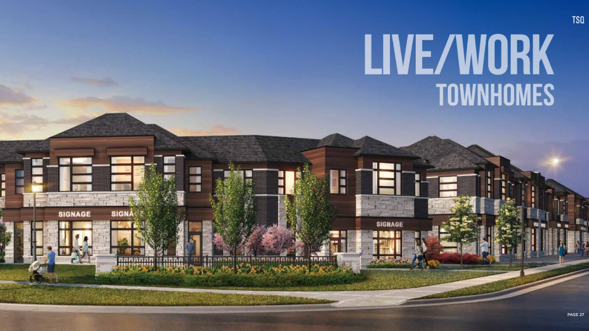 Townsquare Townhouse Richmond Hill Ontario Canada preconstruction