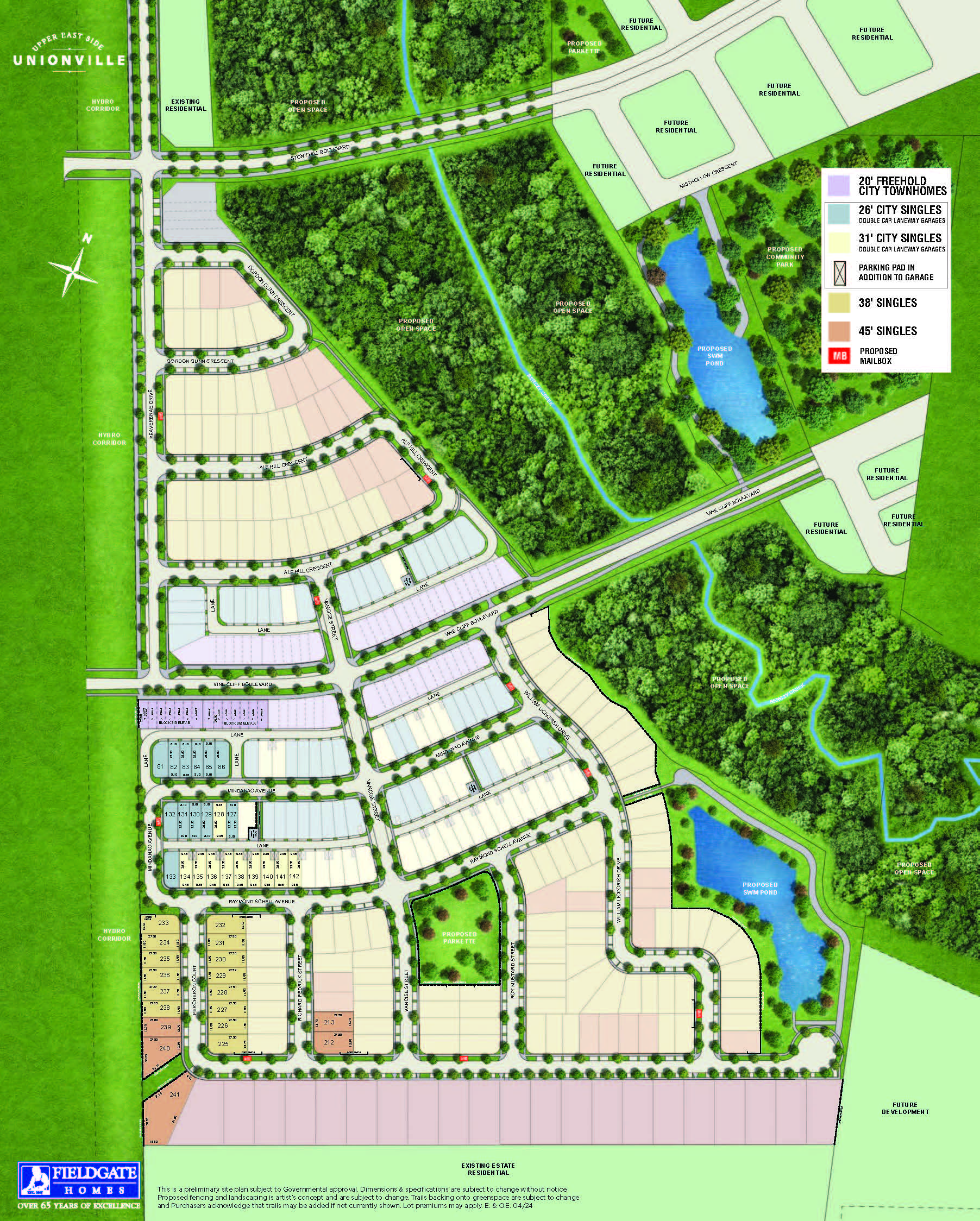 Upper East Side Unionville Detached Markham Ontario Canada preconstruction