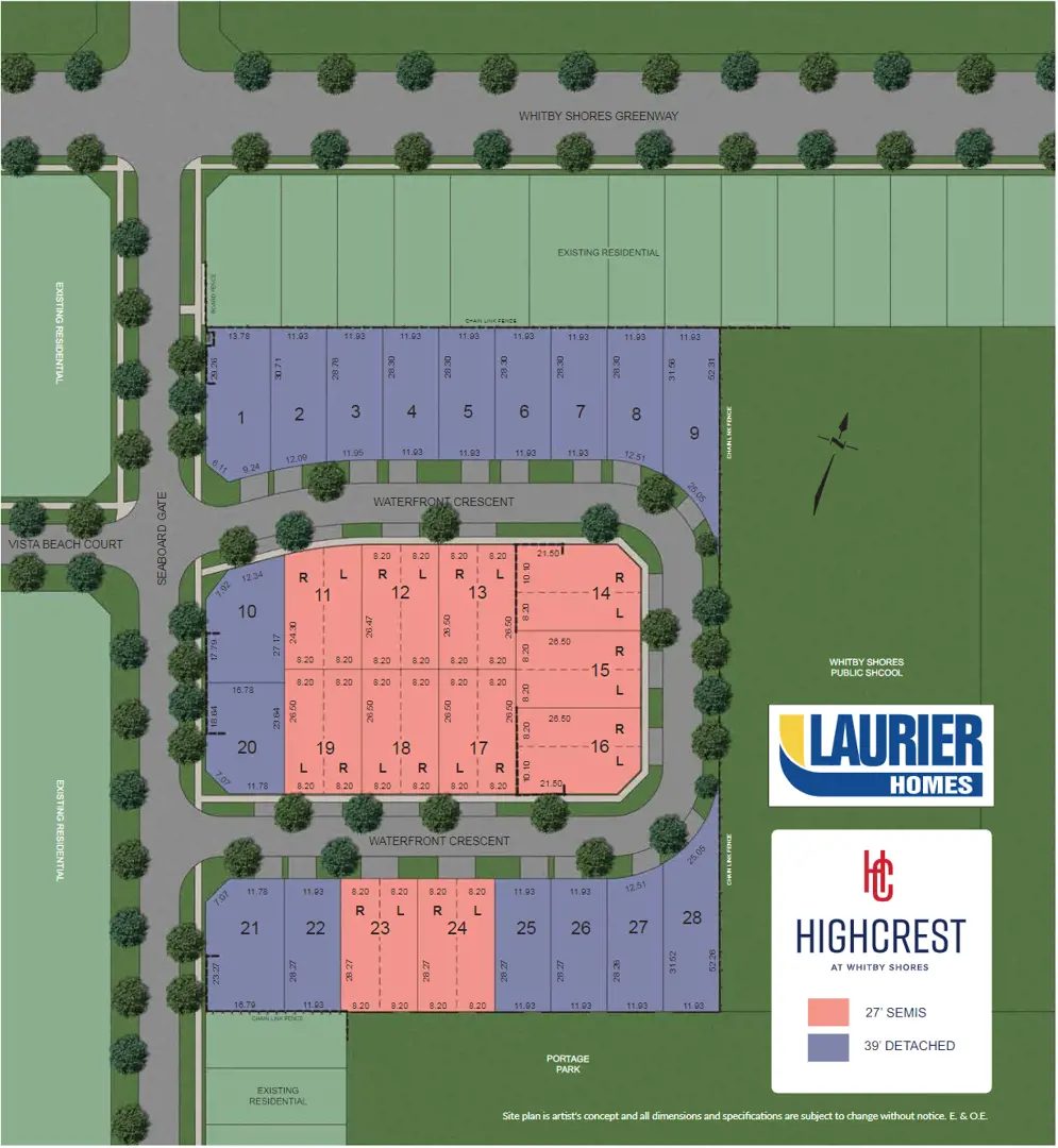 Highcrest Homes Detached Whitby Ontario Canada preconstruction