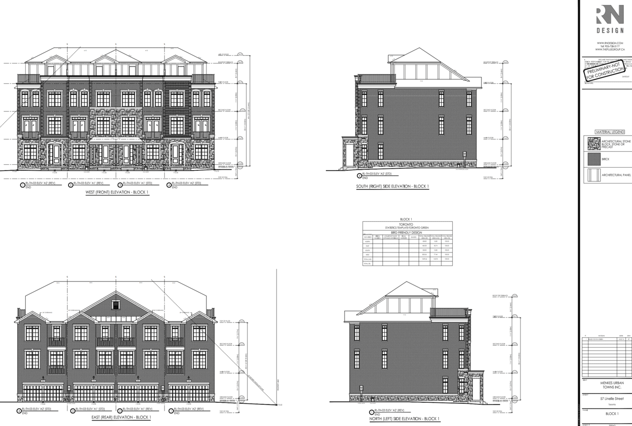 Linbury Hill Townhouse Toronto Ontario Canada preconstruction