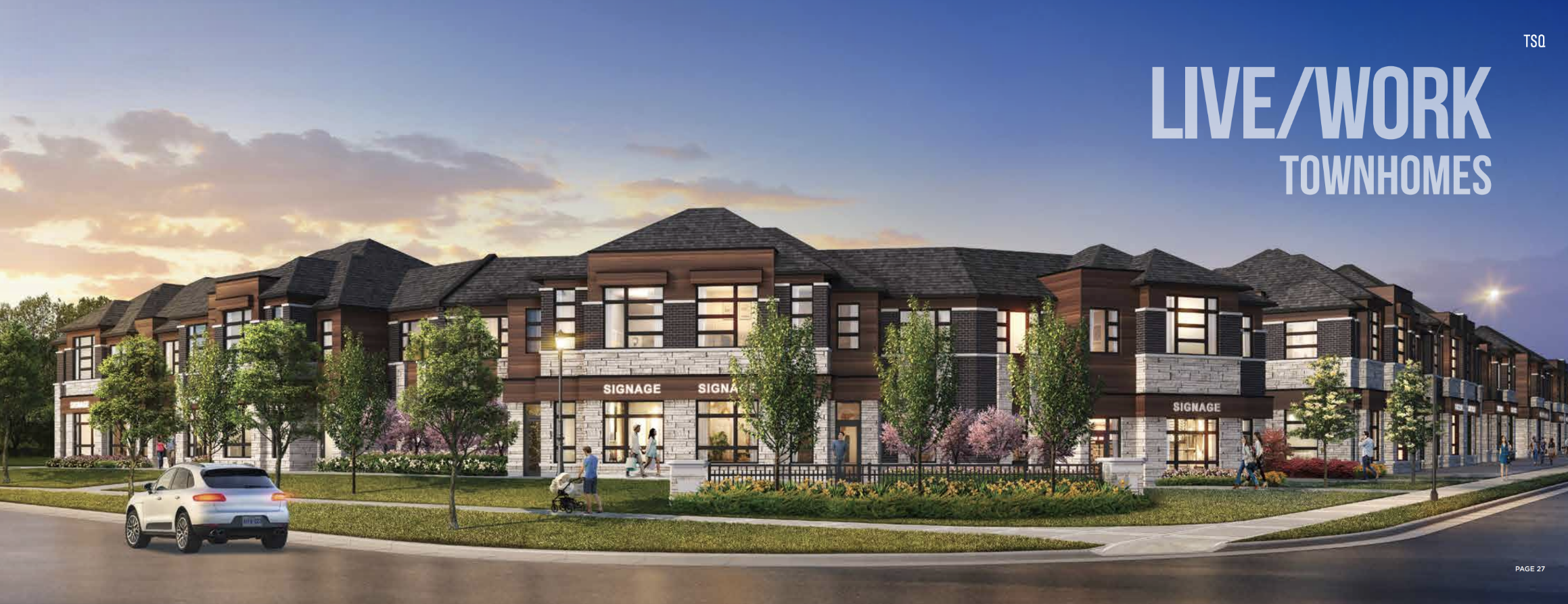 Townsquare Richlands Townhouse Richmond Hill Ontario Canada preconstruction