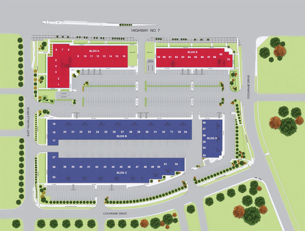 Markham Central Square Commercial in Markham, Ontario, Canada preconstruction