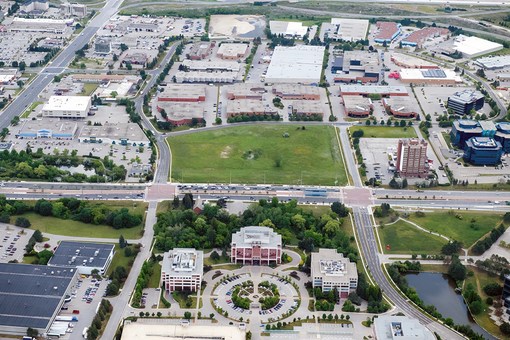 Markham Central Square Commercial in Markham, Ontario, Canada preconstruction