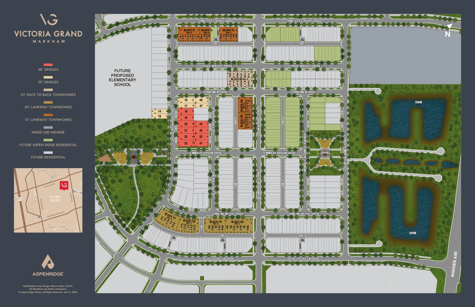 Victoria Grand Townhouse in Markham, Ontario, Canada preconstruction Victoria Grand Townhouse in Markham, Ontario, Canada preconstruction